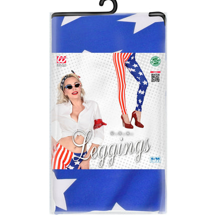 e-carnavalskleding-SYK Legging USA Amerikaanse vlag