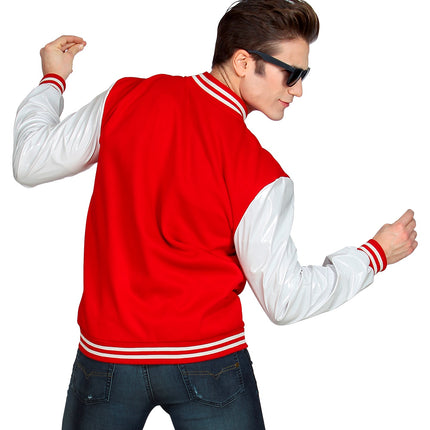 e-carnavalskleding-SYK Leuke college jas John T volwassenen