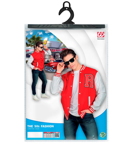e-carnavalskleding-SYK Leuke college jas John T volwassenen
