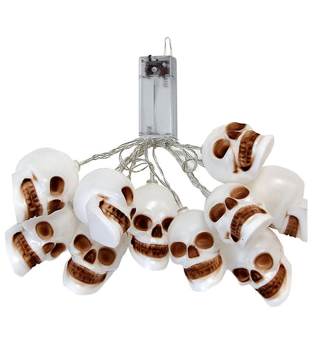 e-carnavalskleding-SYK Lichtketting deco met schedels