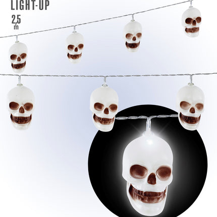 e-carnavalskleding-SYK Lichtketting deco met schedels