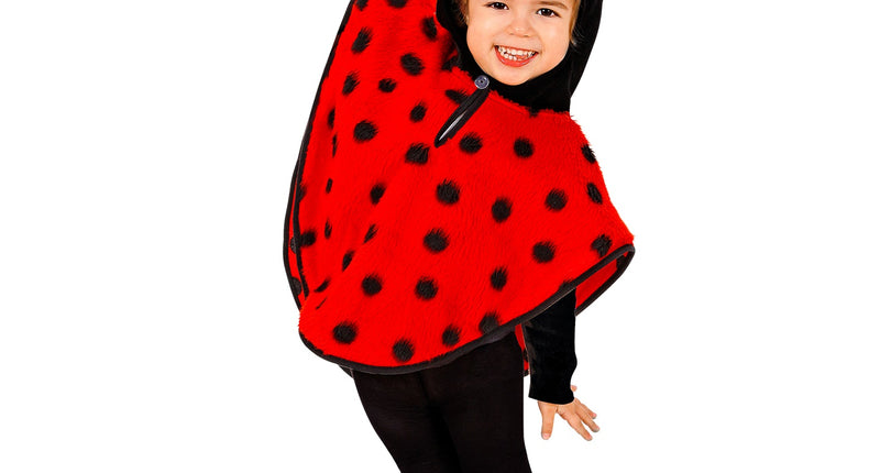 e-carnavalskleding-SYK Lieveheersbeestje poncho kinderen