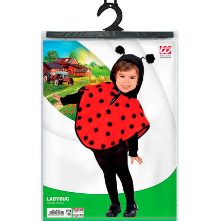 e-carnavalskleding-SYK Lieveheersbeestje poncho kinderen