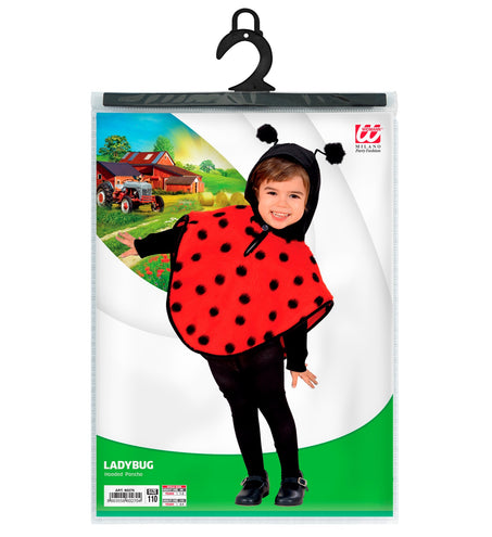 e-carnavalskleding-SYK Lieveheersbeestje poncho kinderen