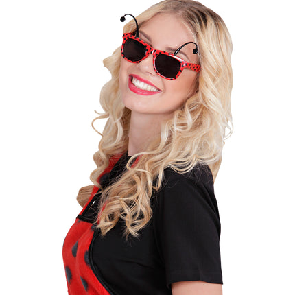 e-carnavalskleding-SYK Lieveheersbeestjes bril
