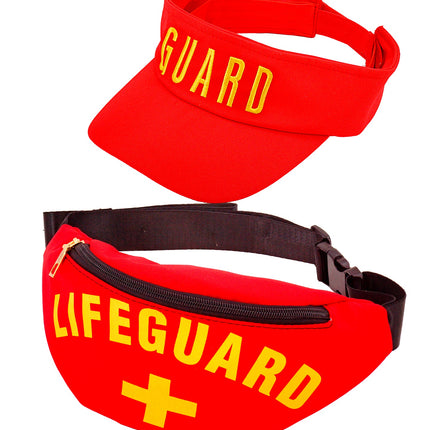 e-carnavalskleding-SYK Lifeguard baywatch set