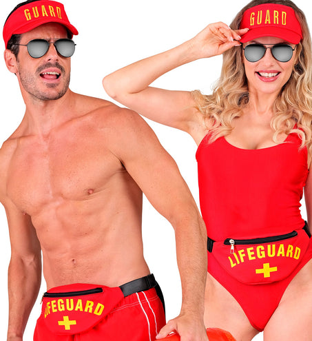 e-carnavalskleding-SYK Lifeguard baywatch set