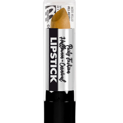 e-carnavalskleding-SYK Lippenstift goud make-up