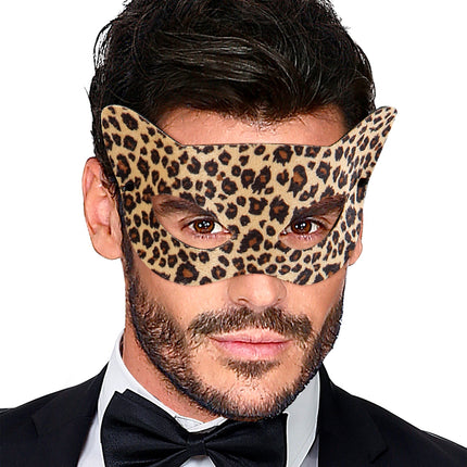 e-carnavalskleding-SYK Luipaard oogmasker Sep
