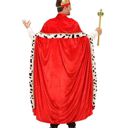 e-carnavalskleding-SYK Luxe cape koning volwassenen