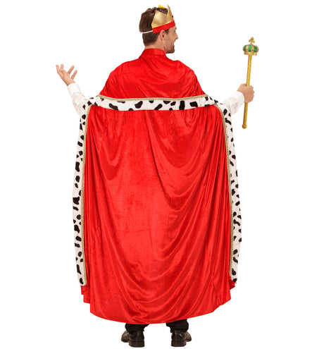 e-carnavalskleding-SYK Luxe cape koning volwassenen