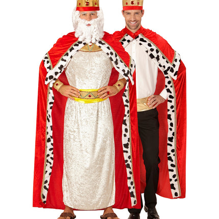 e-carnavalskleding-SYK Luxe cape koning volwassenen
