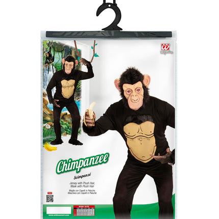 e-carnavalskleding-SYK Luxe Chimpansee sweater met masker voor carnaval