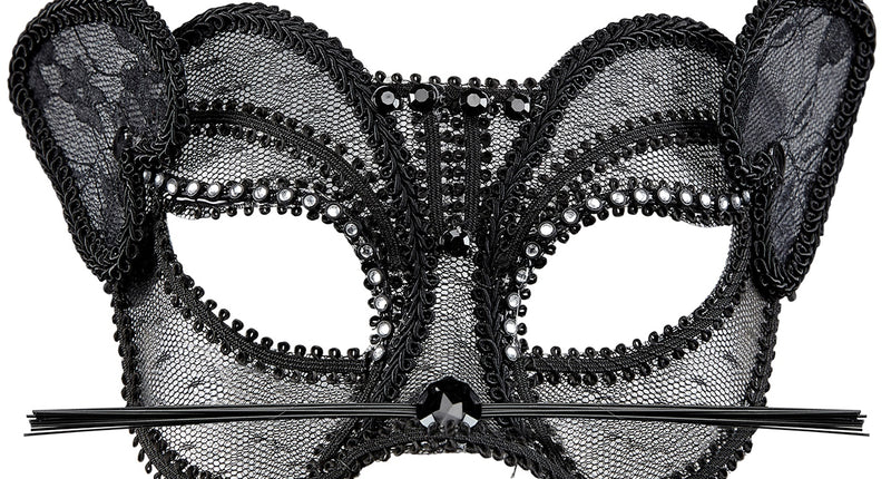 e-carnavalskleding-SYK Luxe katten oogmaskers