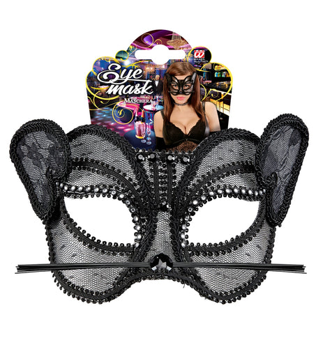 e-carnavalskleding-SYK Luxe katten oogmaskers