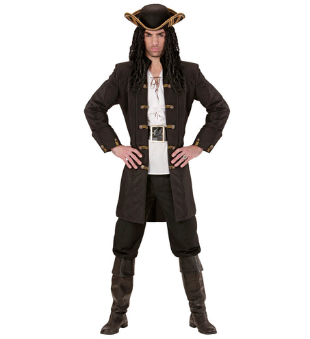 e-carnavalskleding-SYK Luxe piraten of lakei jas voor party's