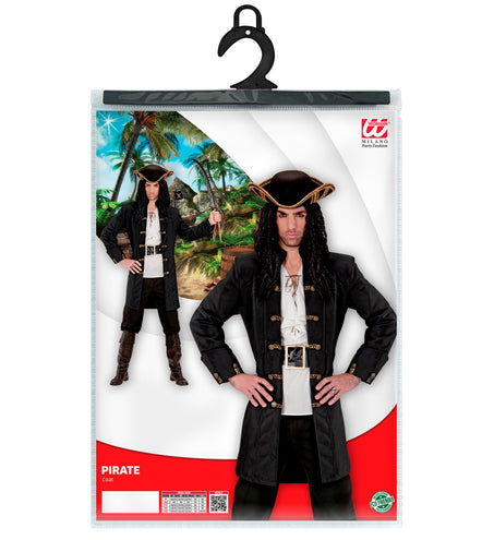 e-carnavalskleding-SYK Luxe piraten of lakei jas voor party's