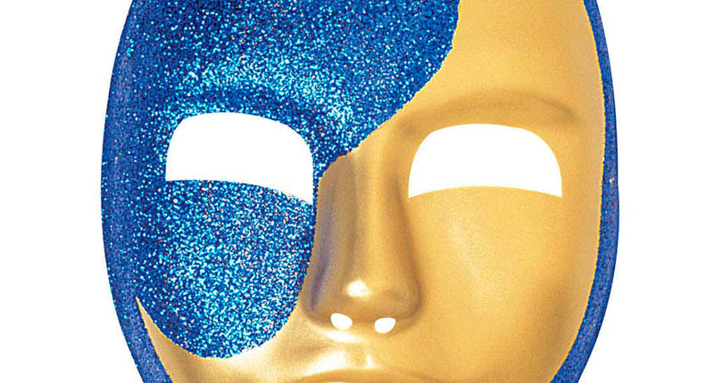 e-carnavalskleding-SYK Maan masker volwassenen pvc