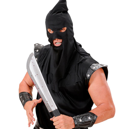e-carnavalskleding-SYK Machete  mes met bloed 54cm