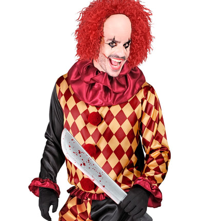e-carnavalskleding-SYK Machete  mes met bloed 54cm