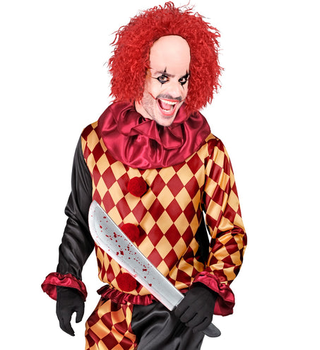 e-carnavalskleding-SYK Machete  mes met bloed 54cm