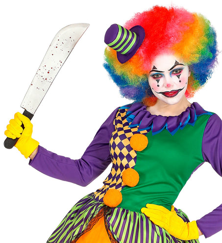 e-carnavalskleding-SYK Machete  mes met bloed 54cm