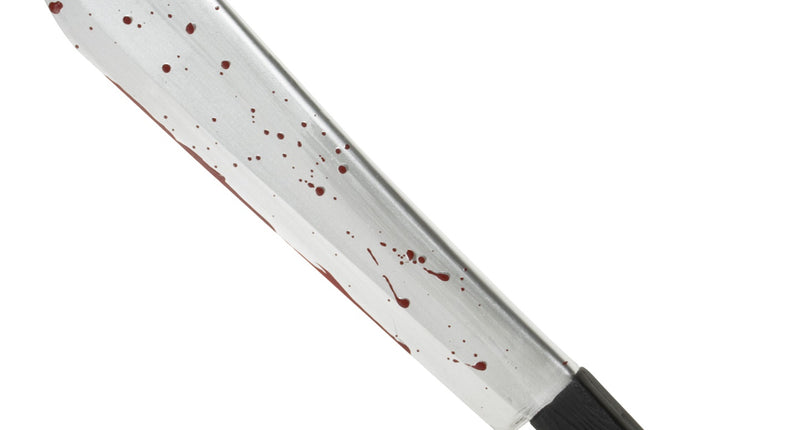 e-carnavalskleding-SYK Machete  mes met bloed 54cm