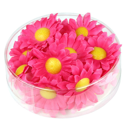 e-carnavalskleding-SYK Madeliefjes decoratieve bloemen  Roze/fuchsia