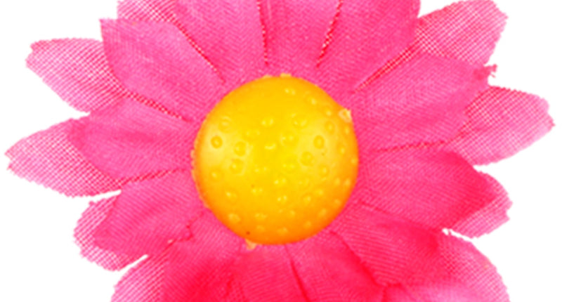 e-carnavalskleding-SYK Madeliefjes decoratieve bloemen  Roze/fuchsia