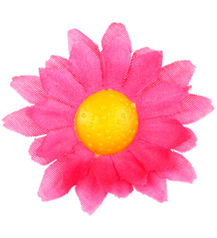 e-carnavalskleding-SYK Madeliefjes decoratieve bloemen  Roze/fuchsia