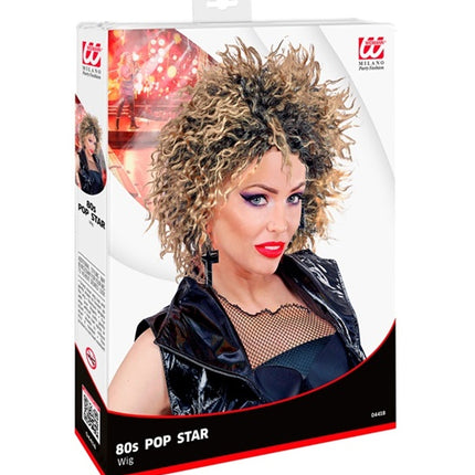 e-carnavalskleding-SYK Madonna pruik curly