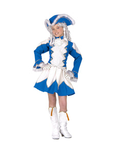 e-carnavalskleding-SYK Majorette kostuum Tessie kind blauw