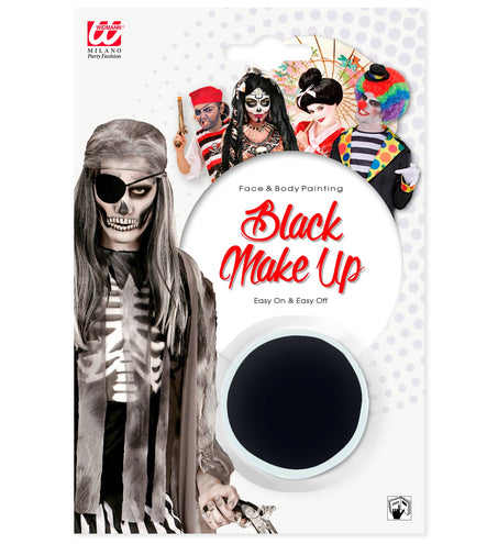 e-carnavalskleding-SYK Make-up aqua zwart