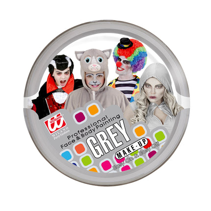e-carnavalskleding-SYK Make-up grijs