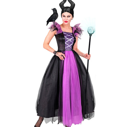 e-carnavalskleding-SYK Malefica jurk