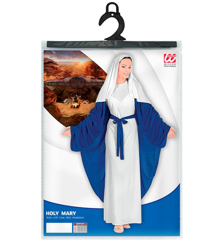 e-carnavalskleding-SYK Maria kostuum blauw wit