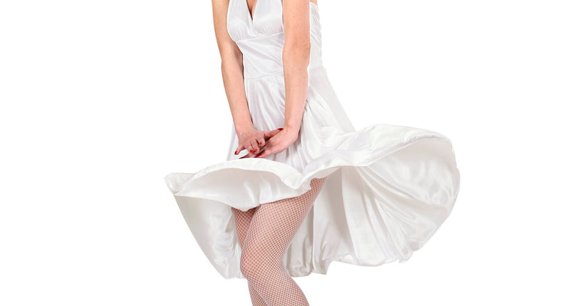 e-carnavalskleding-SYK Marilyn Monroe jurk wit