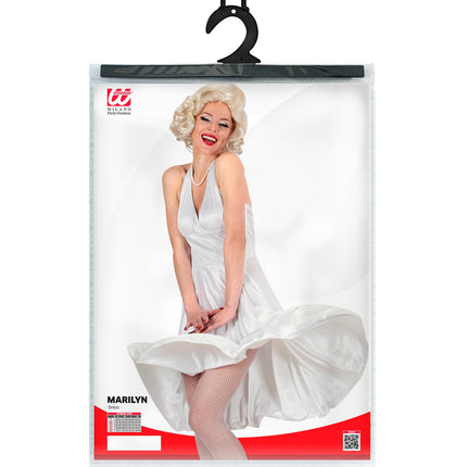 e-carnavalskleding-SYK Marilyn Monroe jurk wit