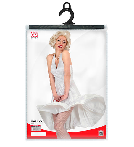 e-carnavalskleding-SYK Marilyn Monroe jurk wit