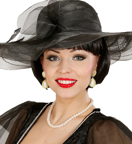 e-carnavalskleding-SYK Marilyn Monroe parel ketting en oorbellen