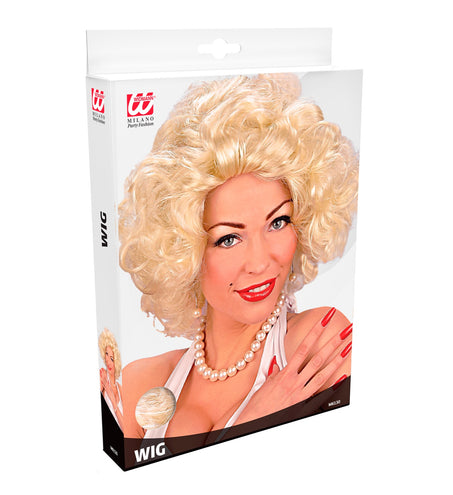 e-carnavalskleding-SYK Marilyn Monroe pruik krullen