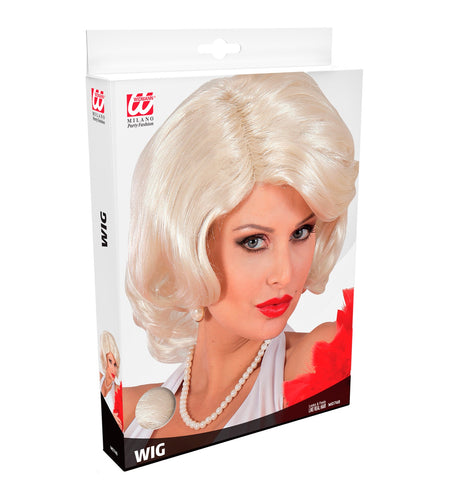 e-carnavalskleding-SYK Marilyn Monroe pruik wit