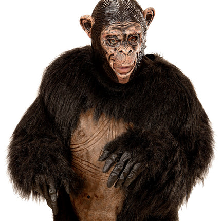 e-carnavalskleding-SYK Masker aap Chimpansee kind