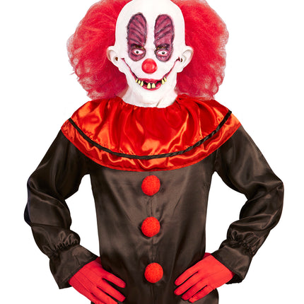 e-carnavalskleding-SYK Masker clown bassie met haren