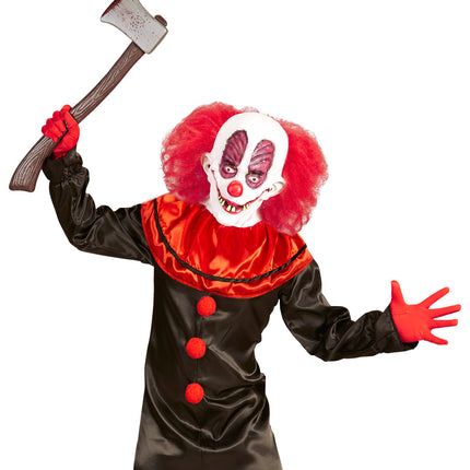 e-carnavalskleding-SYK Masker clown bassie met haren