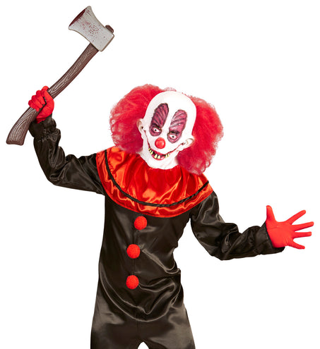e-carnavalskleding-SYK Masker clown bassie met haren