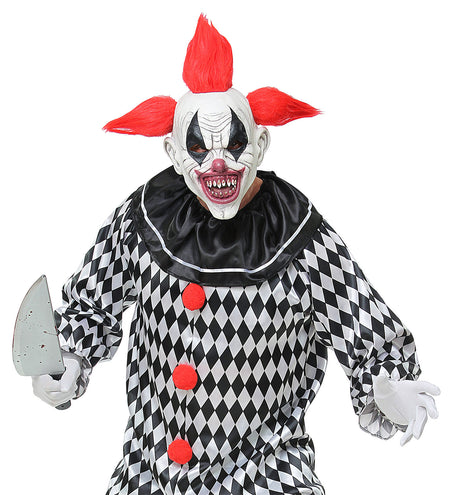 e-carnavalskleding-SYK Masker horror clown Wessel met haar