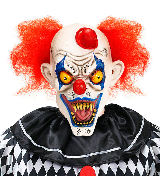 e-carnavalskleding-SYK Masker killer clown met rode haren