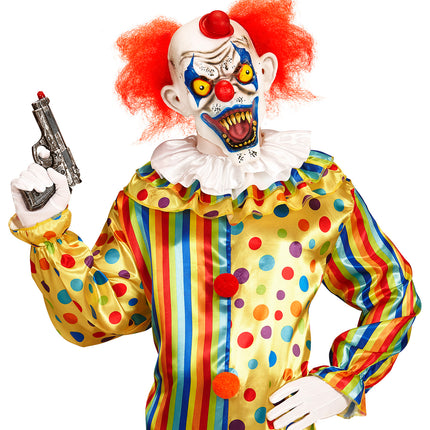 e-carnavalskleding-SYK Masker killer clown met rode haren