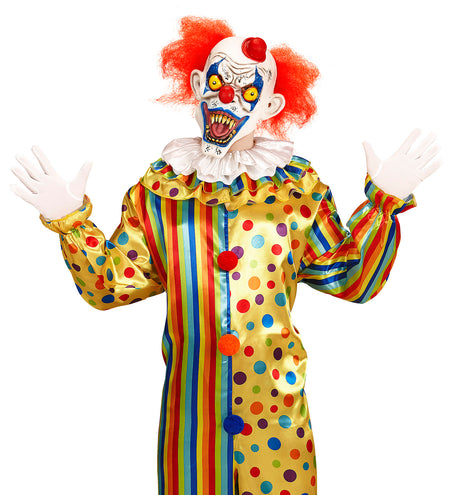 e-carnavalskleding-SYK Masker killer clown met rode haren